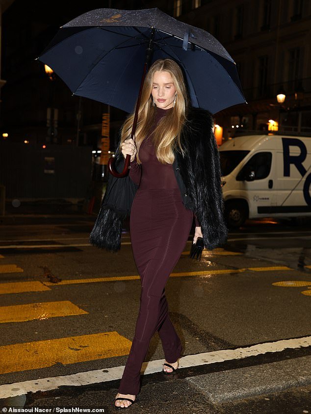 Rosie was also spotted in the capital on Friday, but has not yet been seen at any fashion shows