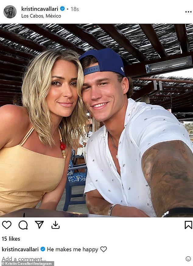 Last week, Kristin confirmed her new relationship by sharing a photo of the new couple on her Instagram