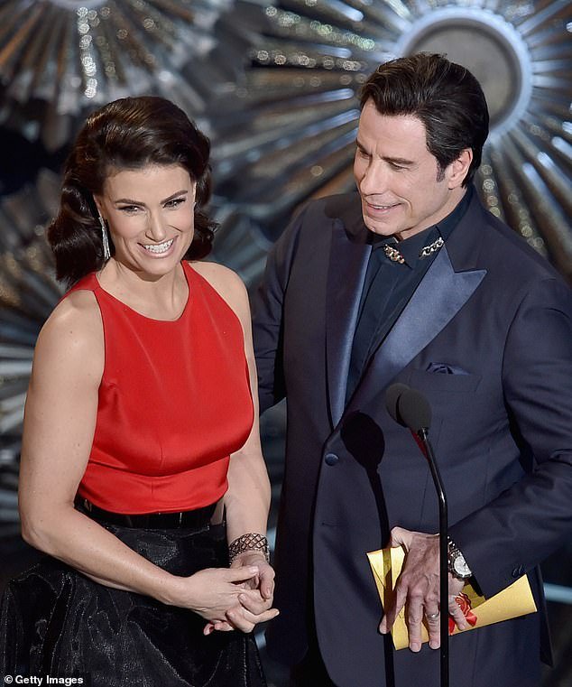 After the moment went viral on social media, Menzel and Travolta were invited to present together at next year's 2015 ceremony (pictured)