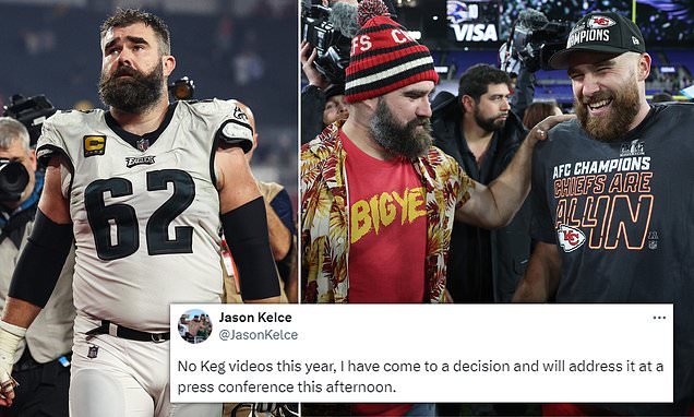 1709574209 554 Jason Kelce press conference Latest news and updates as Philadelphia