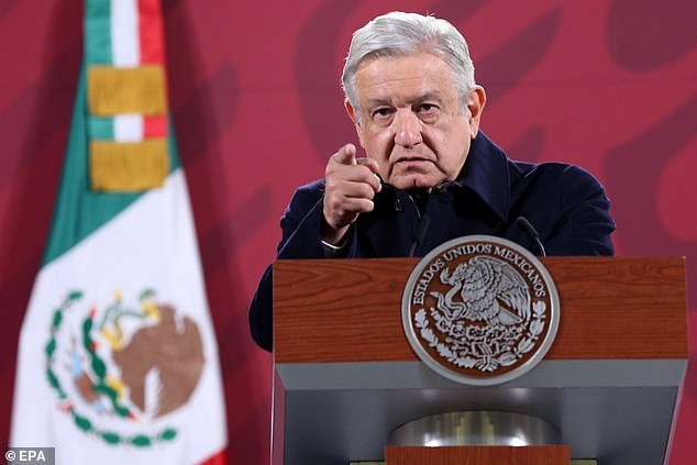 President Andrés Manuel López Obrador said demonstrators protesting outside the National Palace on Wednesday carried sledgehammers and blowtorches