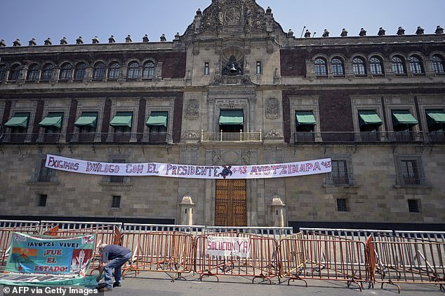 A banner reading 