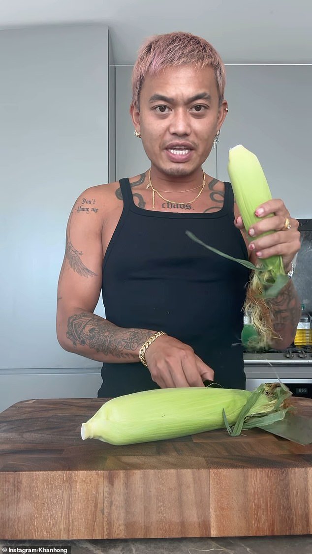 The 30-year-old MasterChef Australia star revealed a genius hack for cooking corn in the microwave on Instagram on Friday, explaining how to easily remove the husk from the cob.