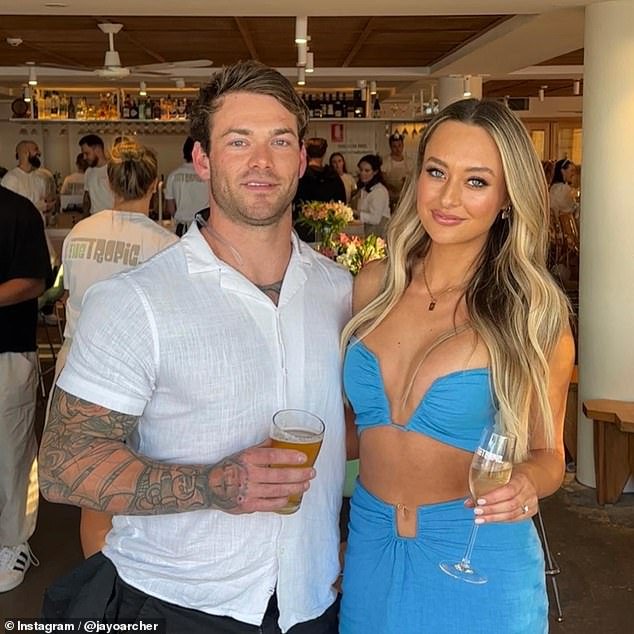 Archer was planning to marry his fiancée Beth King (pictured together) later this year before tragedy struck last Wednesday