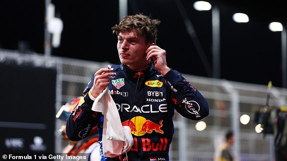 JEDDAH, SAUDI ARABIA – MARCH 08: Pole position qualifier Max Verstappen of the Netherlands and Oracle Red Bull Racing celebrate in the parc ferme during qualifying ahead of the F1 Grand Prix of Saudi Arabia at the Jeddah Corniche Circuit on March 8, 2024 in Jeddah, Saudi Arabia.  (Photo by Bryn Lennon - Formula 1/Formula 1 via Getty Images)