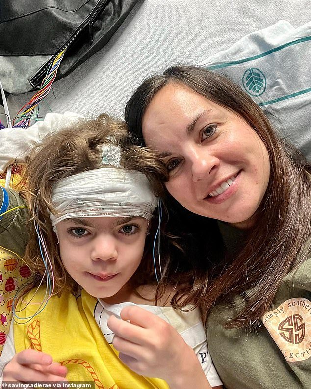 The youngster and her mother Ashley launched their Instagram page @SavingSadieRae and have since been trying to raise awareness about the disease