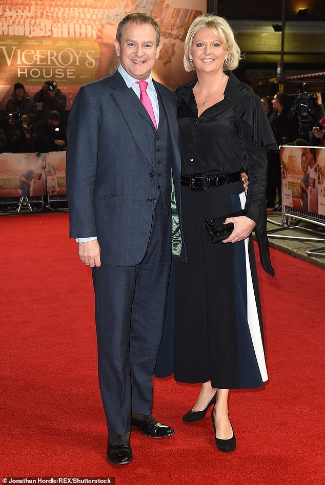 A spokesperson for Hugh confirmed in September that he and his ex Lulu, who lived together in their West Sussex home for 25 years, had ended their marriage (pictured together in 2017).