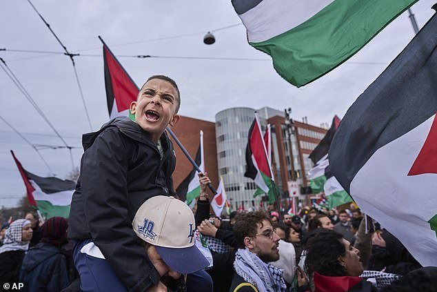 Protesters said they could not stand by as the war in Gaza raged on