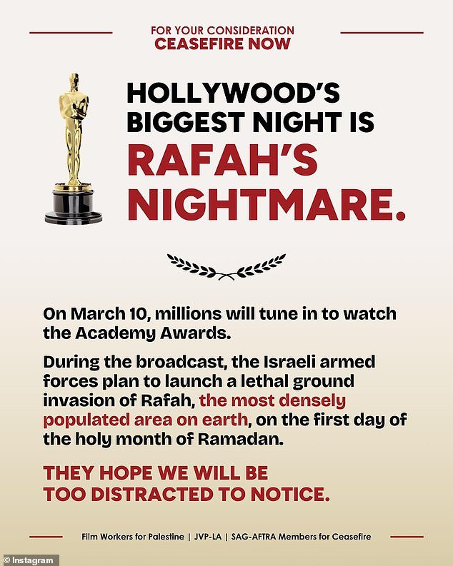 LAPD Commander Randy Goddard told The New York Times that at least one group would 'want to stop the Academy Awards'