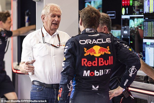 Red Bull advisor Dr Helmut Marko (left) said he would not be suspended by the Formula 1 team after being accused of leaking evidence about Horner's behavior