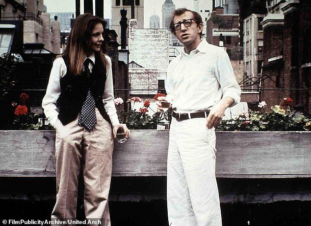 He created the trust called the Alvy Singer Living Trust – named after Allen's Annie Hall character (pictured with Diane Keaton)