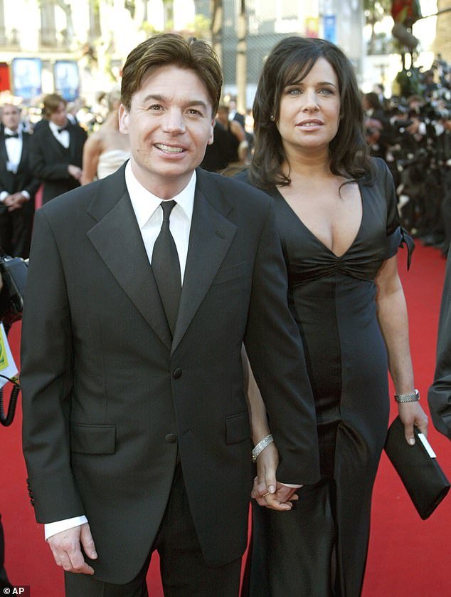 Mike Myers' ex-wife, Robin Ruzan, is listed as one of the executors of Perry's will – both Perry and Ruzan worked on the game show Celebrity Liar in the 2010s (pictured with Myers in 2004)