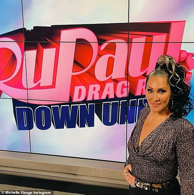American-born Michelle rose to fame thanks to her fierce competitiveness as a judge after joining the franchise in 2011 and her Down Under series will be her first time as a presenter in 15 years.  Pictured: Michelle Visage