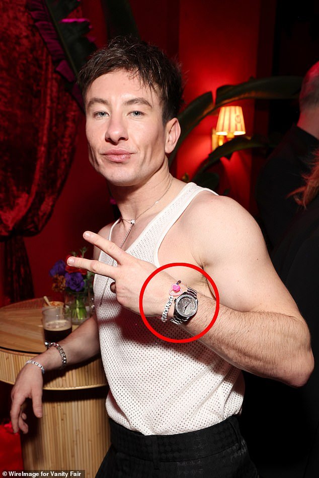 Keoghan noticeably wore a Taylor Swift friendship bracelet that spelled out 