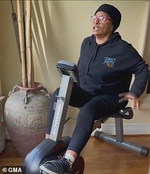 Jenifer Lewis is regaining her strength during her recovery
