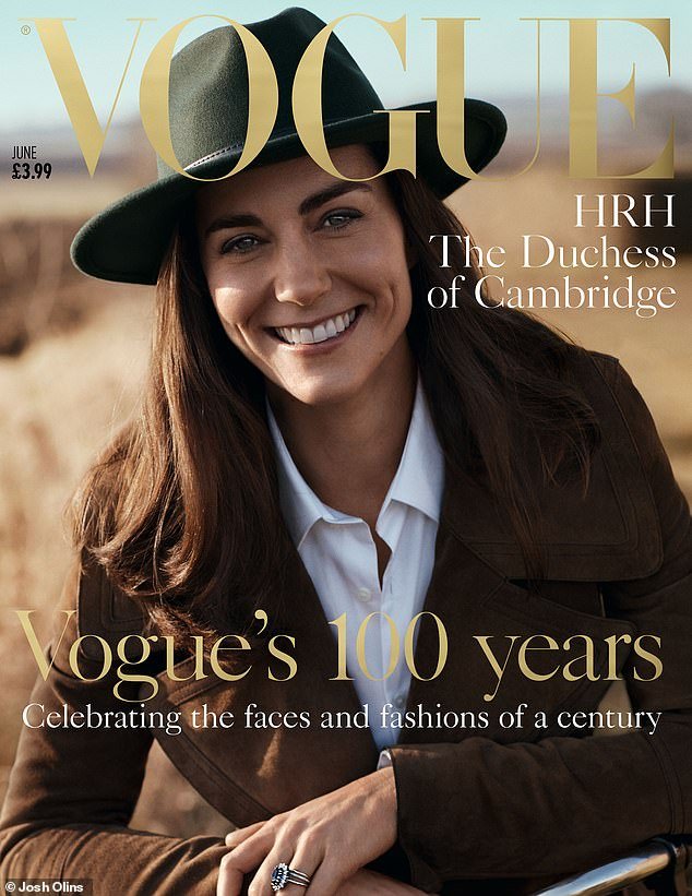 There was a theory that the Princess of Wales's face was pushed off the June 2016 cover of Vogue and placed on her 2024 Mother's Day portrait