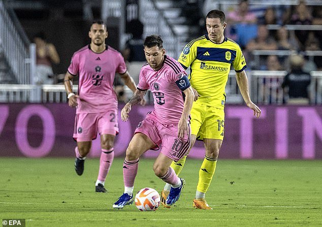 Messi played 50 minutes of the match and scored the second goal of Inter Miami's three