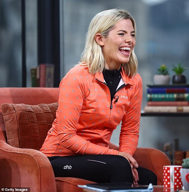 The former star of The Saturdays, 36, takes part in the Pedal Power challenge, which will see her tour England in just five days