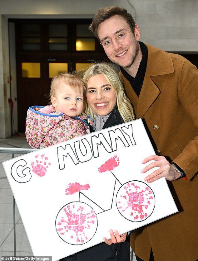 Outside of showbusiness, Mollie has a daughter called Annabella, 16 months, with her sports partner Stuart Broad, 37 (pictured together this week)
