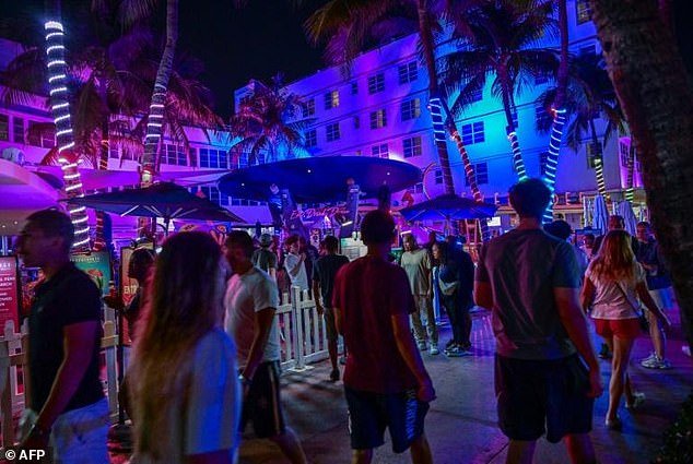 Students usually transform Miami Beach's main seaside street into a street party, blocking traffic while dancing to thumping music, but this time the ritual known as Spring Break is a much more muted affair
