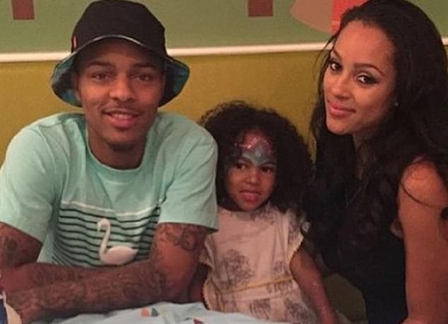 Chavis with Bow Wow and their daughter.  She also had a brief affair with another rapper, Diddy