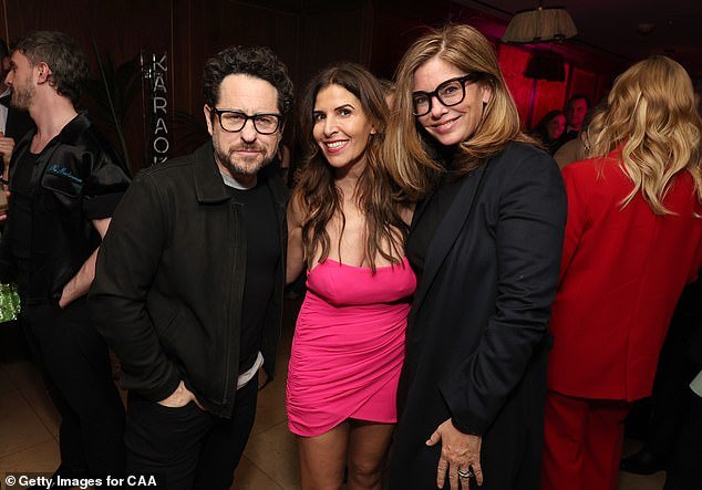 JJ Abrams, Maha Dakhil and Katie McGrath appeared at last year's CAA Pre-Oscar Party
