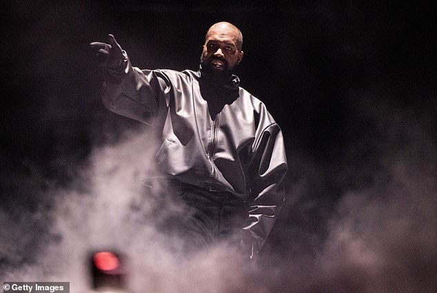 During Thursday's Rolling Loud festival performance, Kanye didn't sing, rap or even hold a microphone