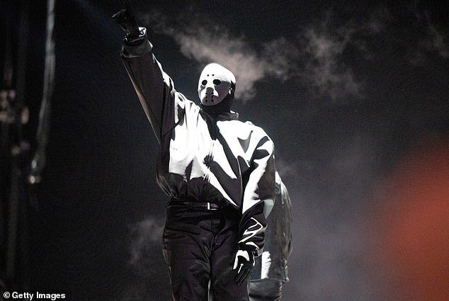 The images from Ye's camp become increasingly bizarre and worrying, such as when he put on a mask and made the Heil Hitler arm movement