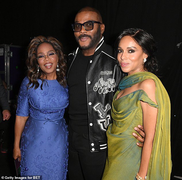 Washington was able to take some time to chat with superstars Oprah Winfrey and Tyler Perry