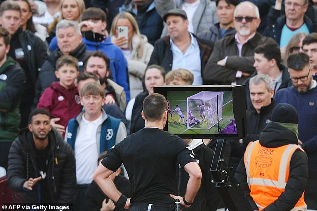 Antonio thought he had scored his and West Ham's second just after half-time before VAR intervened