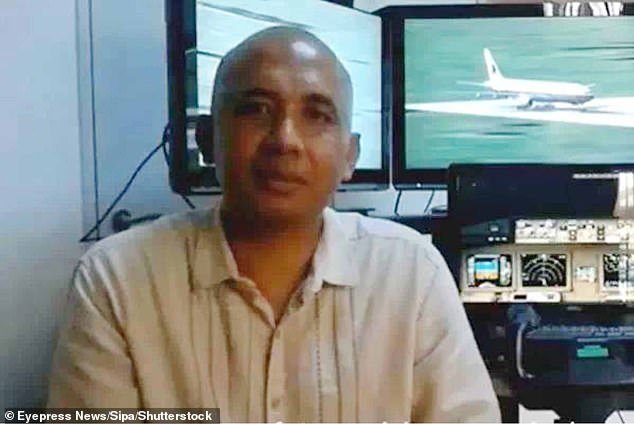 The most persistent theory focused on the pilot – Zaharie Ahmad Shah (pictured) – and the suggestion that MH370's disappearance was a deliberate act on his part.