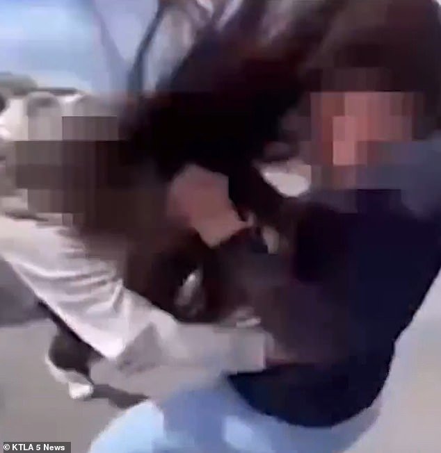 The attackers punched and pulled the hair of another girl at school