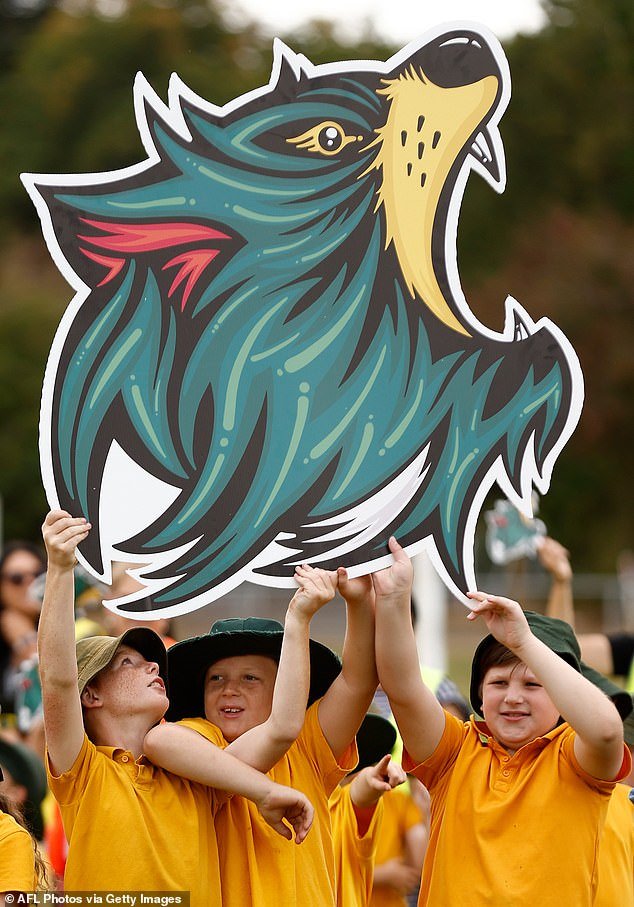 The Tasmania Devils AFL club's new logo features the carnivorous marsupial