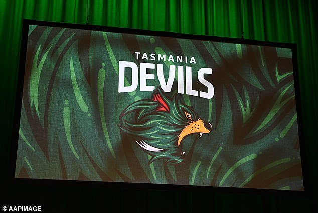 The Tasmania Devils unveiled their logo, colors and jersey at a special launch on Monday