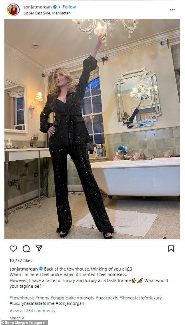 Earlier this month, the socialite lamented in an Instagram post about feeling 