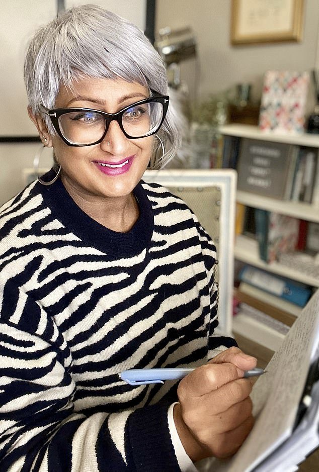 Dipti Tait (pictured), a relationship therapist from the Cotswolds, told MailOnline that colleagues who spend a lot of time together can feel romantically connected as a result
