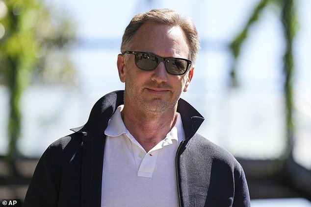 His comments come after Red Bull suspended a female employee who accused Christian Horner of 'inappropriate behaviour'