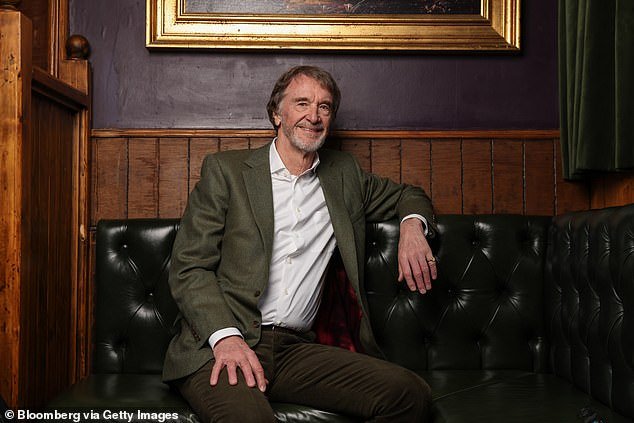 Sir Jim Ratcliffe recently bought a 27.7 percent stake in the club and has taken control of its football operations