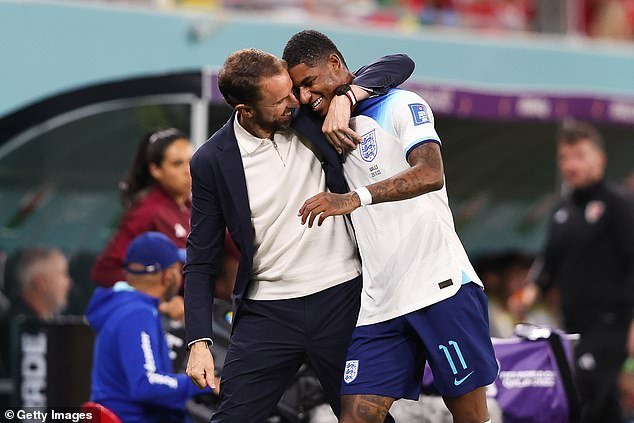Southgate has worked with a number of Man United stars in England, such as Marcus Rashford