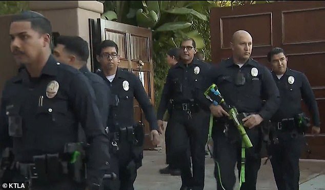 The LAPD raided the $4.3 million Beverly Hills party house in January after reports of a home invasion