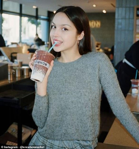 Olivia Rodrigo's collaboration with Erewhon is her good 4 hr GUTS Smoothie, which contains sea buckthorn and pomegranate kombucha