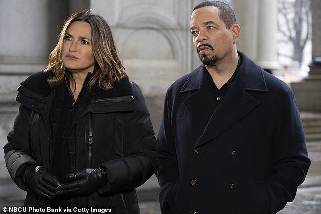Law & Order: Special Victims Unit had already been renewed for season 26 (pictured by Mariska Hargitay and Ice-T in the show), but Organized Crime's renewal was postponed due to low ratings and numerous changes in showrunners