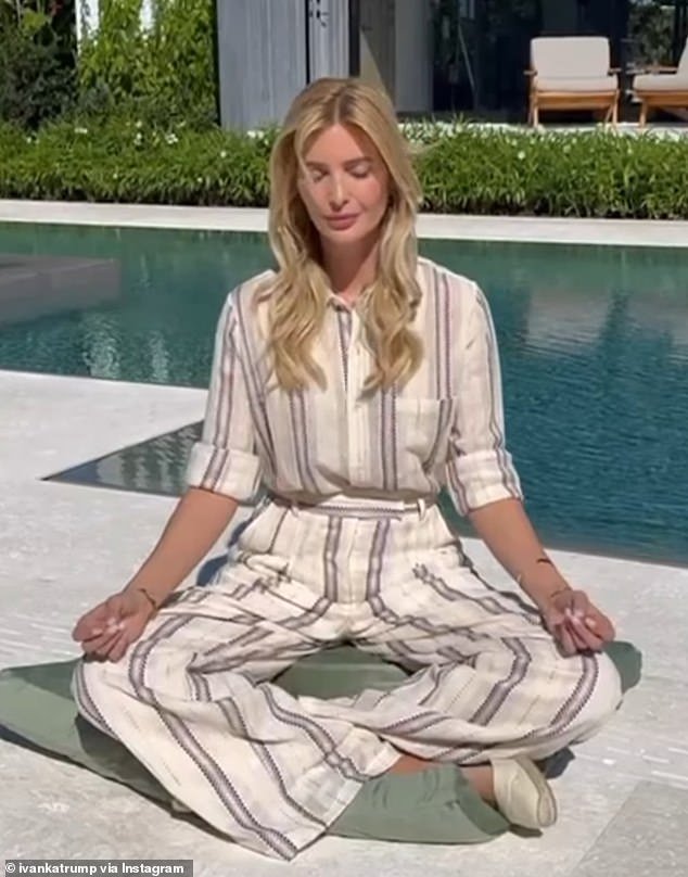 Ivanka – who recently welcomed spring in a pink dress – admitted that she has explored many meditation practices over the years, but has always returned to transcendental meditation