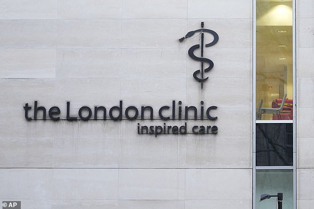 Kate spent a fortnight in the London Clinic after undergoing abdominal surgery in January