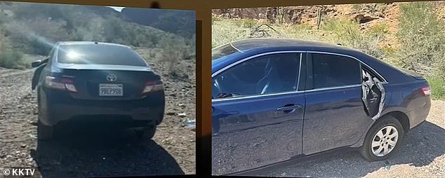 On March 7, searchers found her vehicle abandoned in a remote area in Cibola, Arizona, about 20 miles (32 kilometers) from her home in Blythe, California.  Her belongings were not in the car
