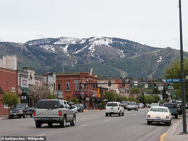 In fourth place came a city from Colorado, Steamboat Springs.  The median income in the city is $83,725.  (photo: downtown Steamboat Springs)
