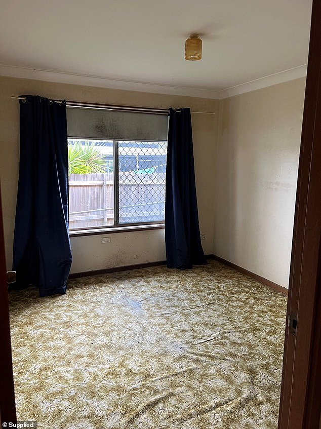 'This 1970s house we bought for our recent renovation was in great disrepair and hadn't been touched in decades.  It still had the original kitchen, carpets, curtains... everything!'  said Mr. Bye