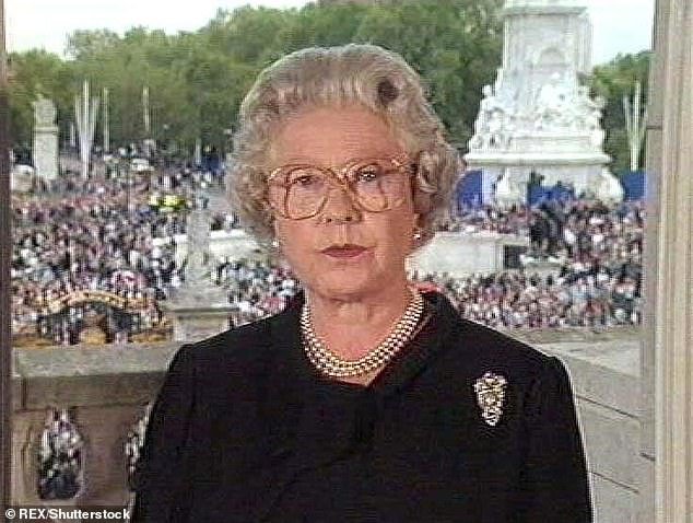 Richard says he was particularly reminded of two speeches from the late Queen: her moving tribute to Princess Diana (pictured) and her message during the Covid pandemic in which she promised that 'we will meet again'.