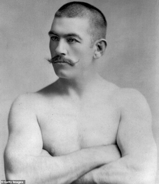 John L. Sullivan (pictured) did not want to give Jackson a shot at the title because of the color of his skin