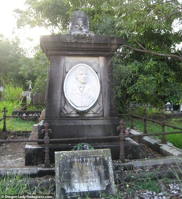 Jackson contracted tuberculosis and returned to Australia with his career in tatters.  He died in 1901 and the public raised money for a memorial in Brisbane